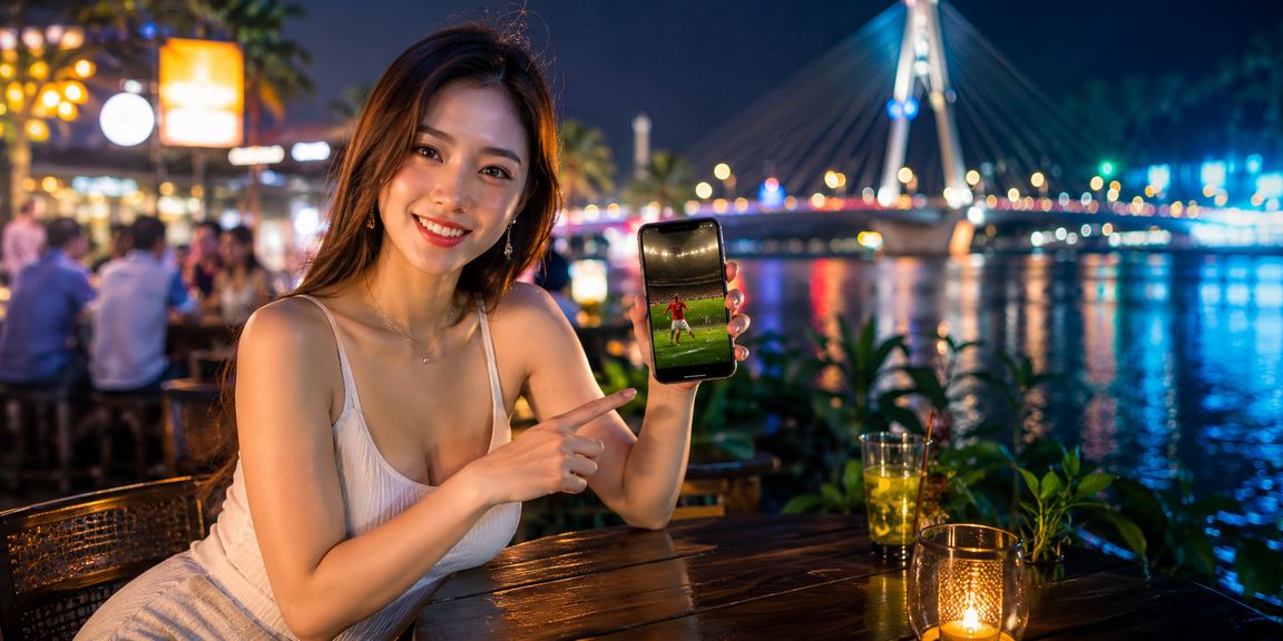 Người dùng xem tỷ lệ cá cược thể thao tại quán cà phê Cần Thơ trên điện thoại